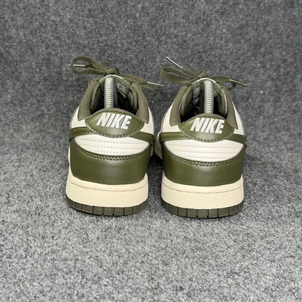 Nike Dunk Low Shoes Men's 8.5 Pale Ivory Cargo Khaki Retro Athletic Sneakers